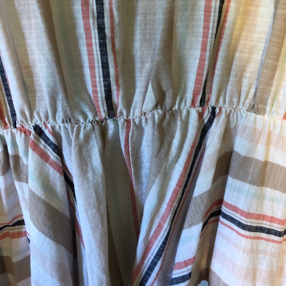 Mi Ami Striped Peplum Blouse - Picture 5 of 5